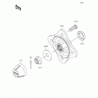 Teryx4 Camo (KRT800-DFF) Rear hubs  /  brakes