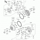 Mule 610 4x4 (KAF400-AFF) Front hubs  /  brakes