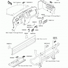 Mule 610 4x4 (KAF400-AFF) Лейбл предостережения