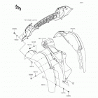 Mule 610 4x4 XC Camo (KAF400-EFF) Переднее крыло(ья)