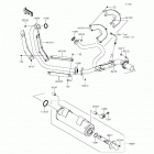Teryx (KRF800-BFF) Глушитель