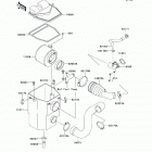 Mule 610 4x4 (KAF400-AFF) Воздухозаборник