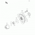 Teryx (KRF800-BFF) Rear hubs  /  brakes