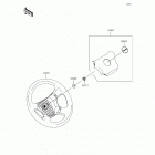 Mule 4010 Trans4x4 (KAF620-RHF) Рулевое колесо