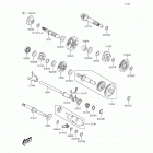 Brute Force 300 (KVF300-CFF) Трансмиссия