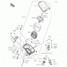 Brute Force 750 4x4i (KVF750-LGF) Воздухозаборник