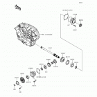 Brute Force 750 4x4i EPS (KVF750-GGF) Передняя коническая зубчатая передача