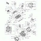 Brute Force 750 4x4i EPS (KVF750-GGF) Головка цилиндра