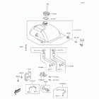 KFX50 (KSF50-BFF) Топливный бак