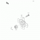 Brute Force 750 4x4i (KVF750-LGF) Задняя ступица колеса