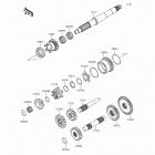Brute Force 750 4x4i EPS (KVF750-GGF) Трансмиссия