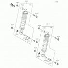 Brute Force 750 4x4i (KVF750-LGF) Амортизатор