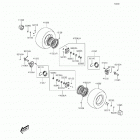 KFX90 (KSF90-AGF) Переднее колесо