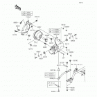 Brute Force 750 4x4i EPS (KVF750-HFF) Фара