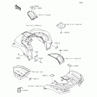 Brute Force 750 4x4i (KVF750-LGF) Лейбл предостережения