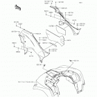 Brute Force 750 4x4i EPS (KVF750-GGF) Боковые обтекатели