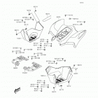 KFX50 (KSF50-BFF) Заднее крыло
