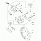 Brute Force 750 4x4i (KVF750-LGF) Передний тормоз