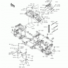 Brute Force 750 4x4i EPS (KVF750-GGF) Рама ,крепежные детали