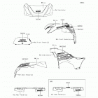 Brute Force 750 4x4i EPS (KVF750-GGF) Decals(white)(ggf)