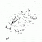 KFX50 (KSF50-BFF) Переднее крыло(ья)