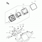 Brute Force 750 4x4i (KVF750-LGF) Приборы