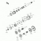 Brute Force 750 4x4i (KVF750-LGF) Трансмиссия