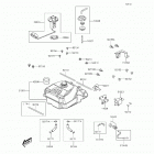 Brute Force 300 (KVF300-CFF) Топливный бак