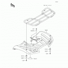 Brute Force 750 4x4i (KVF750-LGF) Заднее крыло