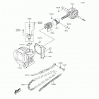 KFX50 (KSF50-BFF) Crankshaft  /  piston(s)