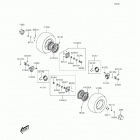 KFX50 (KSF50-BFF) Переднее колесо