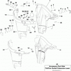 250 - (90 V6, 3.3 L) DE250PZINR - (90 V6, 3.3L) Нижний кожух двигателя