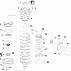 225 E225DPLINS Crankshaft & pistons (3.3 l)