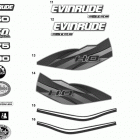150 E150DPLINE Decals - blue