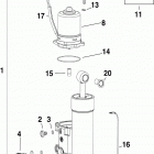 30 E30DTLINA Trim & tilt hydraulic assembly