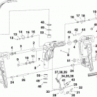30 E30DTLINA Swivel bracket - power trim and tilt