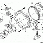 2.0L EI 130 70000000 THRU 70002129 Flywheel housing