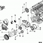 2.0L EI 130 70000000 THRU 70002129 Timing belt and components
