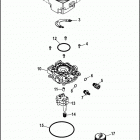 8.2L Mag (H.O. Model) 1A351597 & Up Trim pump and motor components