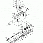 BRAVO THREE 0F730000 THRU 0M100000 Gear housing(bravo ii)