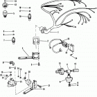 4.3L (GEN II) (2 BBL.)   GM 262 V-6 1993-1995 0F000878 THRU 0F601126 Wiring harness and electrical components