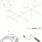 CMD 1.7 MS 120 I/L4 8810800 & Up Wiring harness and clips