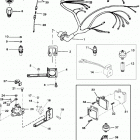 5.7L (2 BBL.)    GM 350 V-8 1997 0K001527 THRU 0K999999 Wiring harness and electrical components