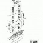 ALPHA ONE SS            1986-1989 ALL THRU none Gear housing assembly(driveshaft) (iii ssm)