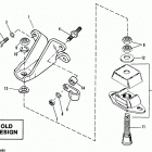 175  (2 BBL.)   GM 262 V-6  1987 0B527955 THRU 0B773242 Engine mounting old design