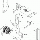 5.0L MPI ALPHA/BRAVO 1A623185 & Up Alternator and brackets