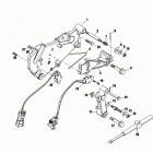 5.0L MPI ALPHA/BRAVO 0M600000 THRU 0W059999 Shift bracket(alpha)(sn-0m659999 and below)