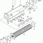2.5L SDI 75 I5 ANF001003 & Up Charge air cooler, 140-165 hp