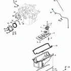 4.3L MPI  ALPHA/BRAVO 1A030370 THRU 1A063239 Oil pan, oil pump and rear oil seal
