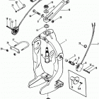 BRAVO THREE 0B664190 THRU 0F729999 Gimbal ring and steering lever